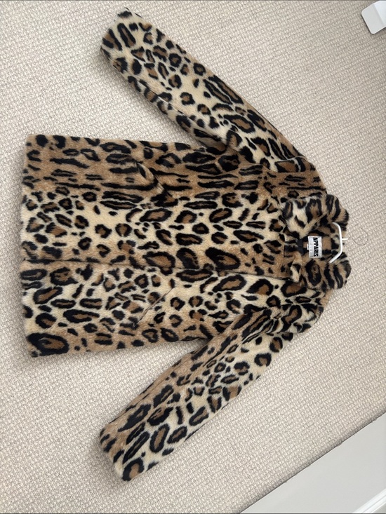 Apparis Jackets & Blazers - Apparis Leopard Faux Fur Jacket - Brown, Black, Tan